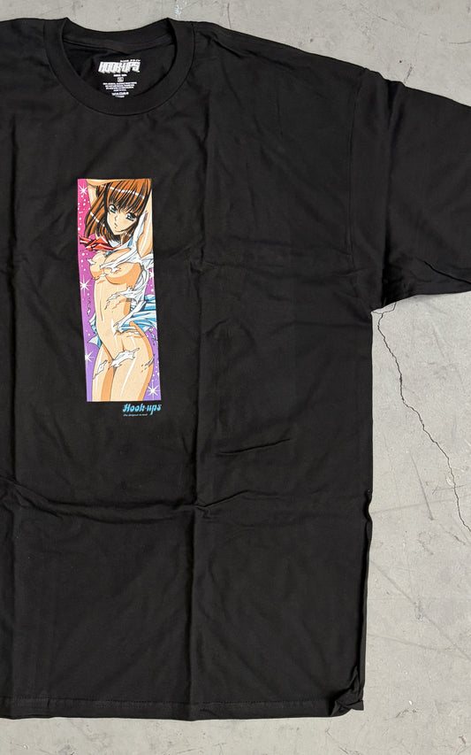 School Girl Jasmine T-shirt - BLACK - NEW OLD STOCK FROM 2014