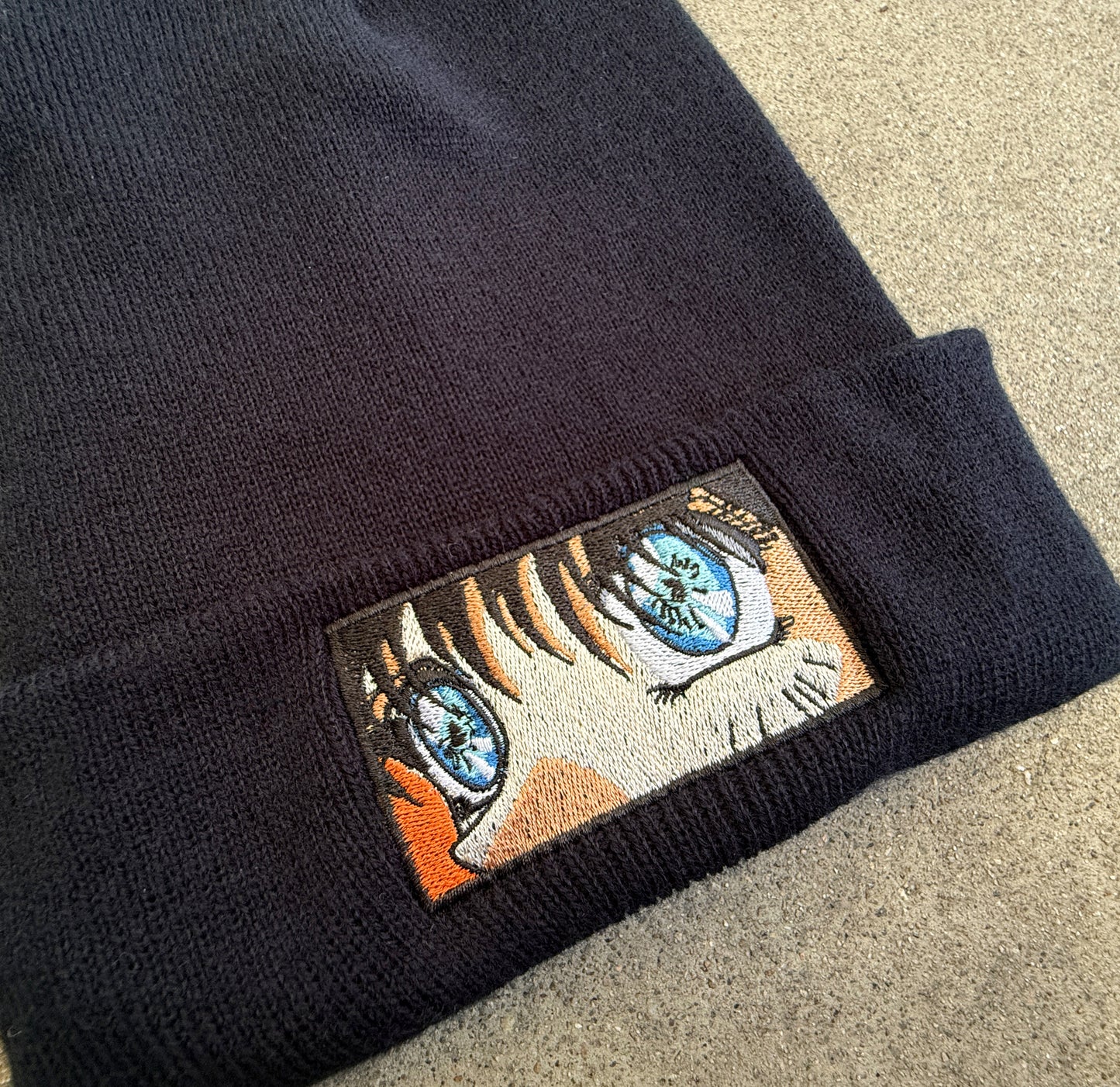 Eyes Beanie - BLACK