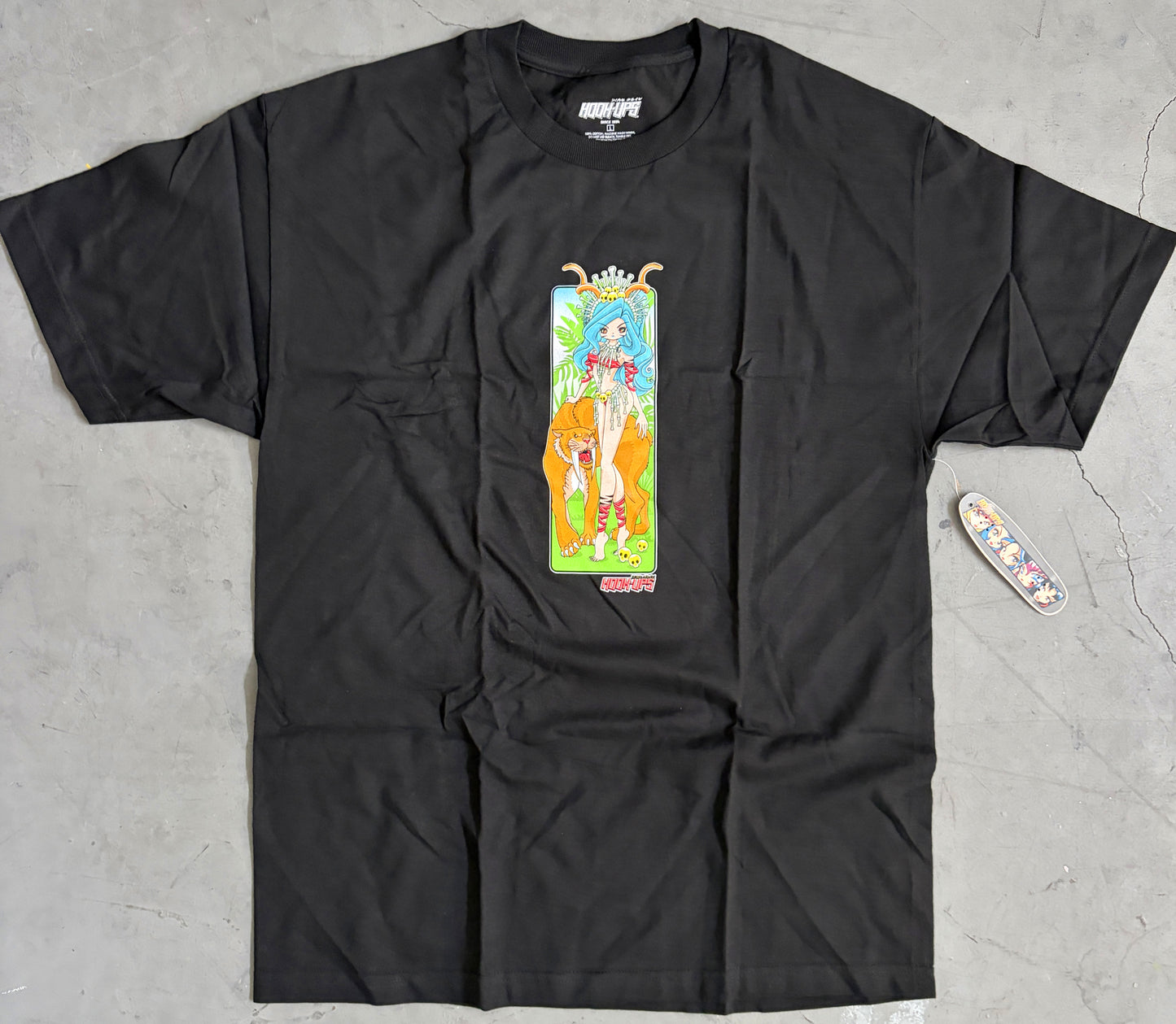 Princess Bone Bone - BLACK T-SHIRT - NEW OLD STOCK FROM 2010