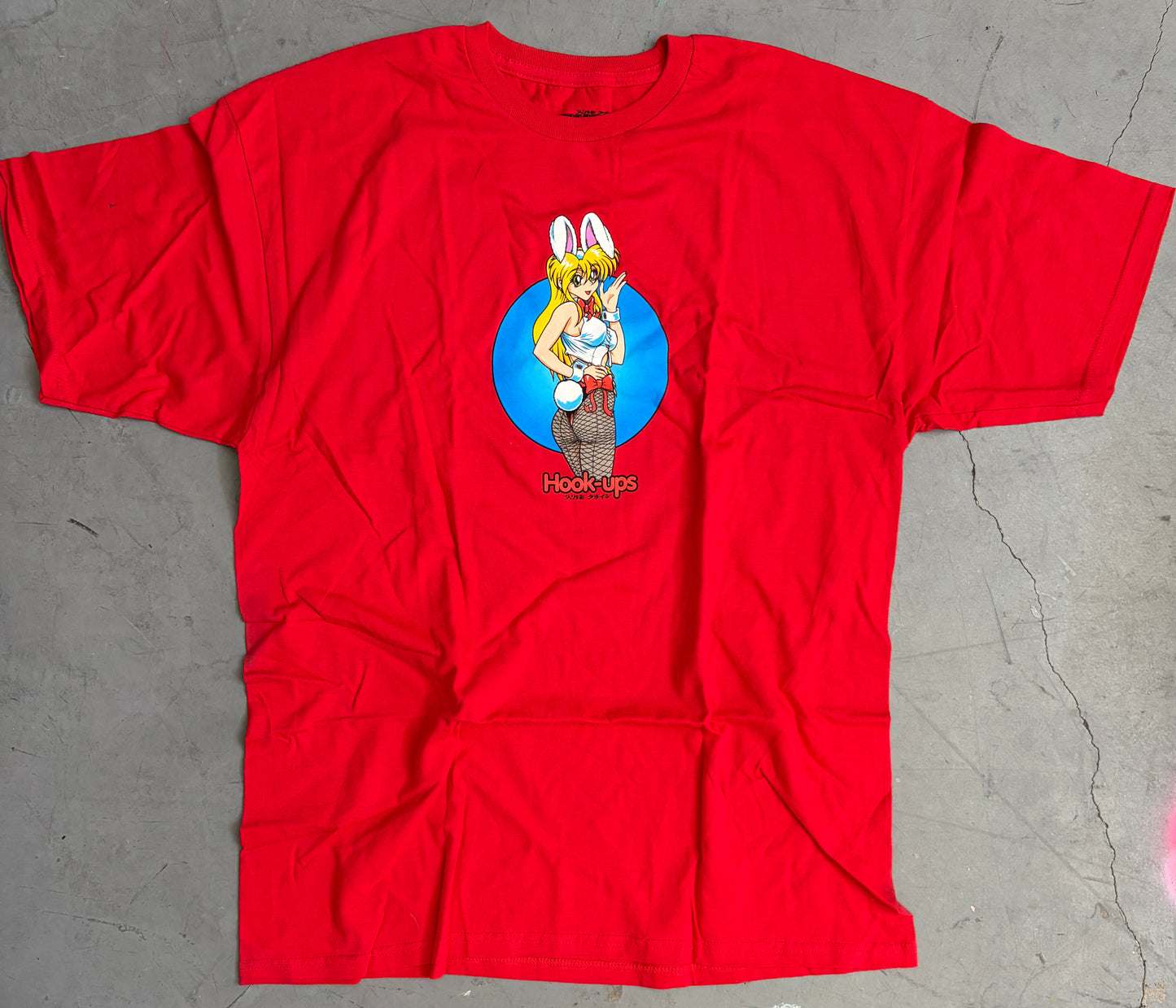 Bunny Girl T-shirt - RED - NEW OLD STOCK FROM 2012