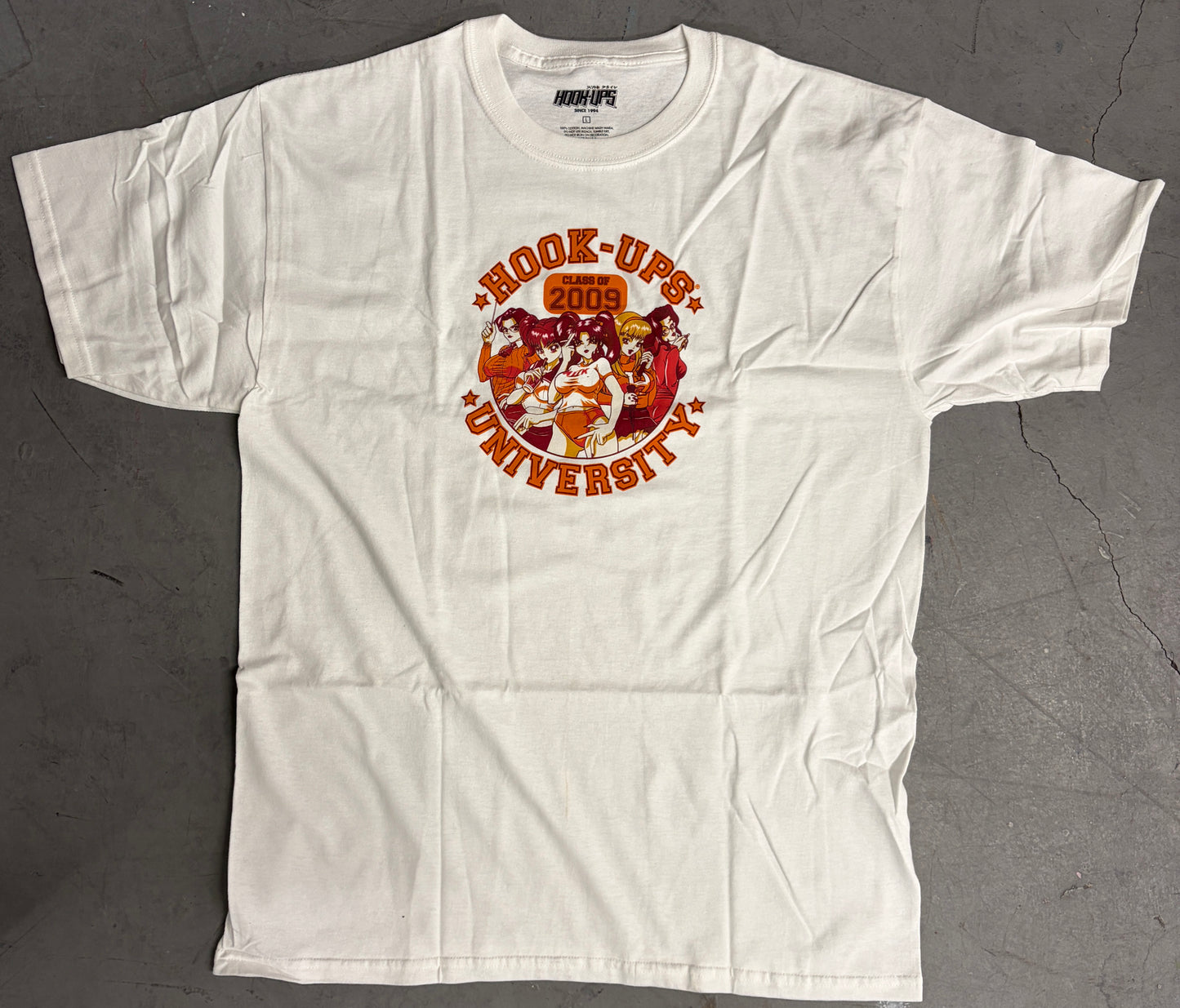 Hook-ups University - WHITE - NEW OLD STOCK FROM 2008