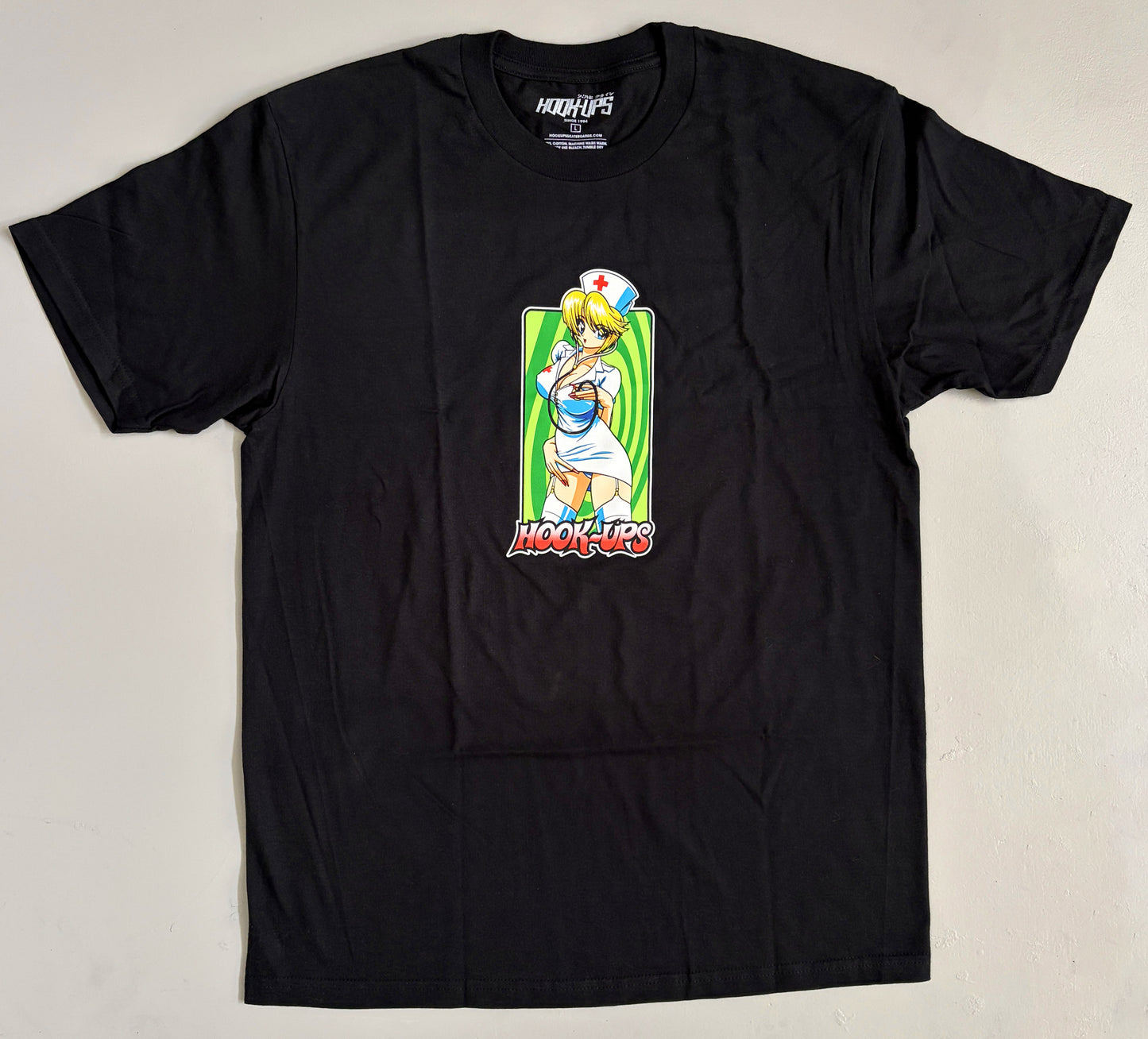 Nurse Girl Nikki T-shirt - BLACK