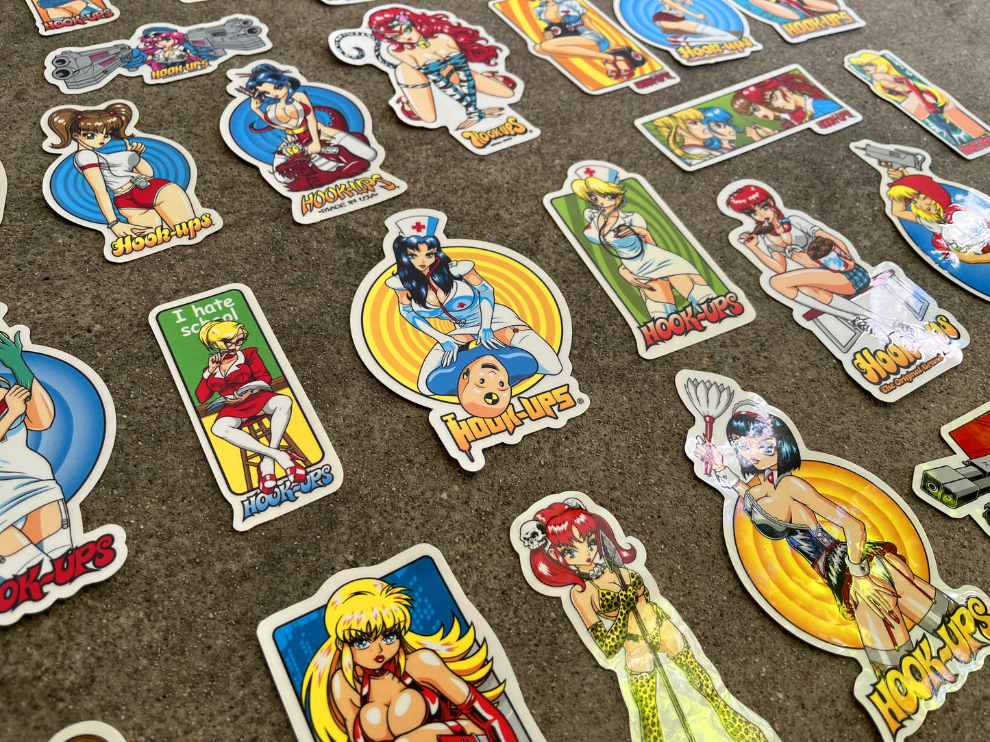 hook-ups classic stickers 30 pack 1