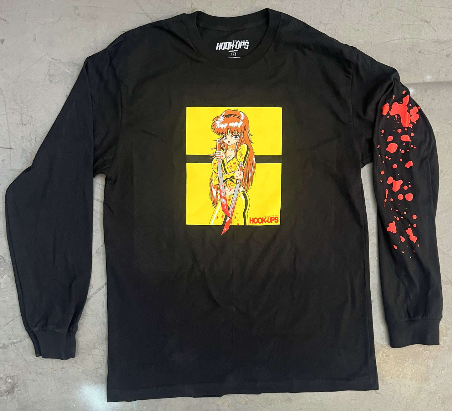 Katana LONG SLEEVE t-shirt BLACK