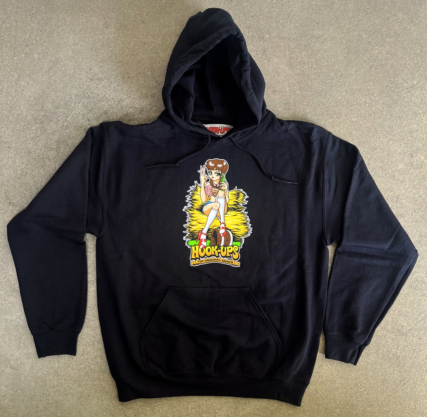 Mary Jane Hooded Sweatshirt BLACK