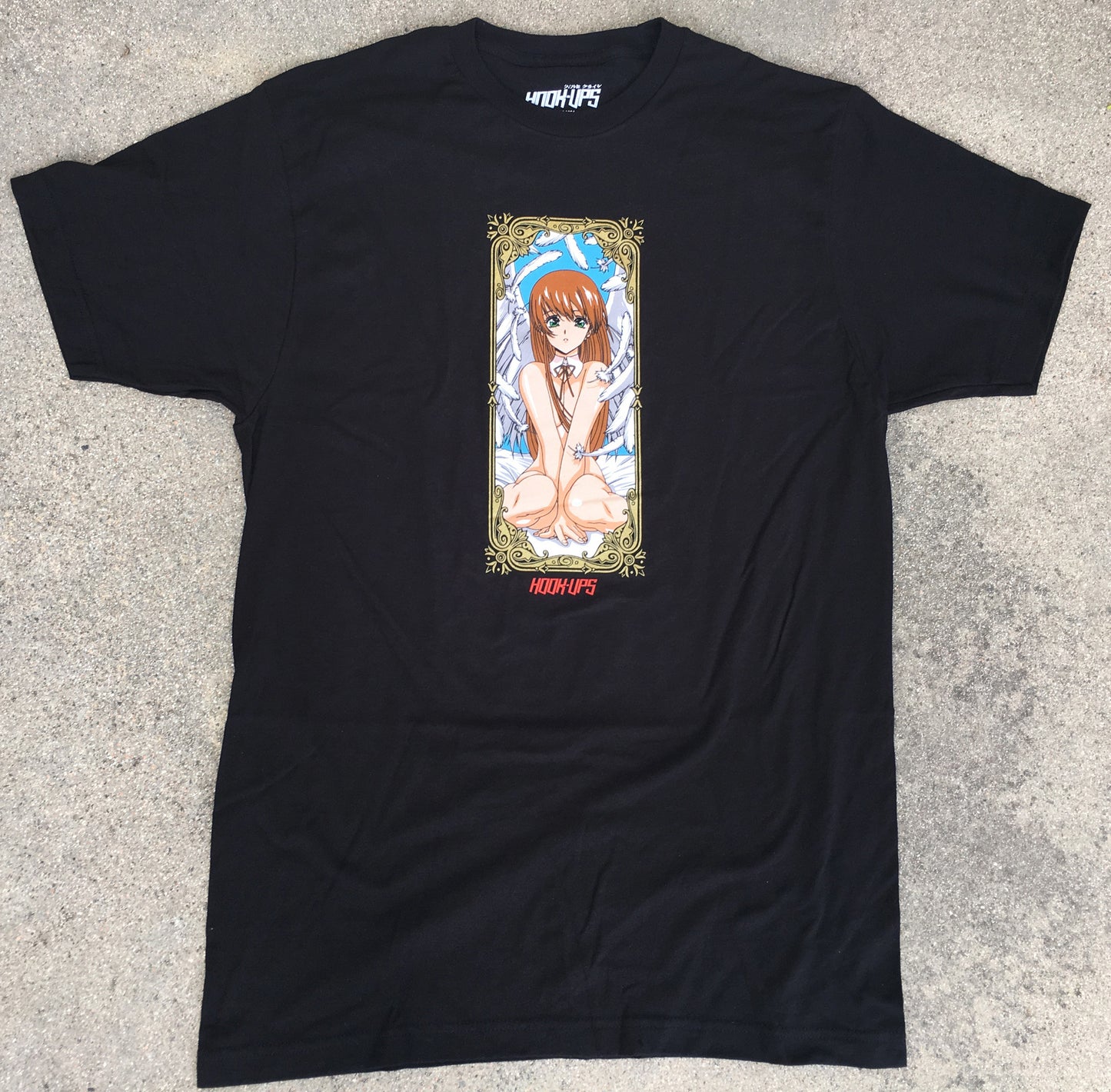 Angel Girl T-shirt - BLACK