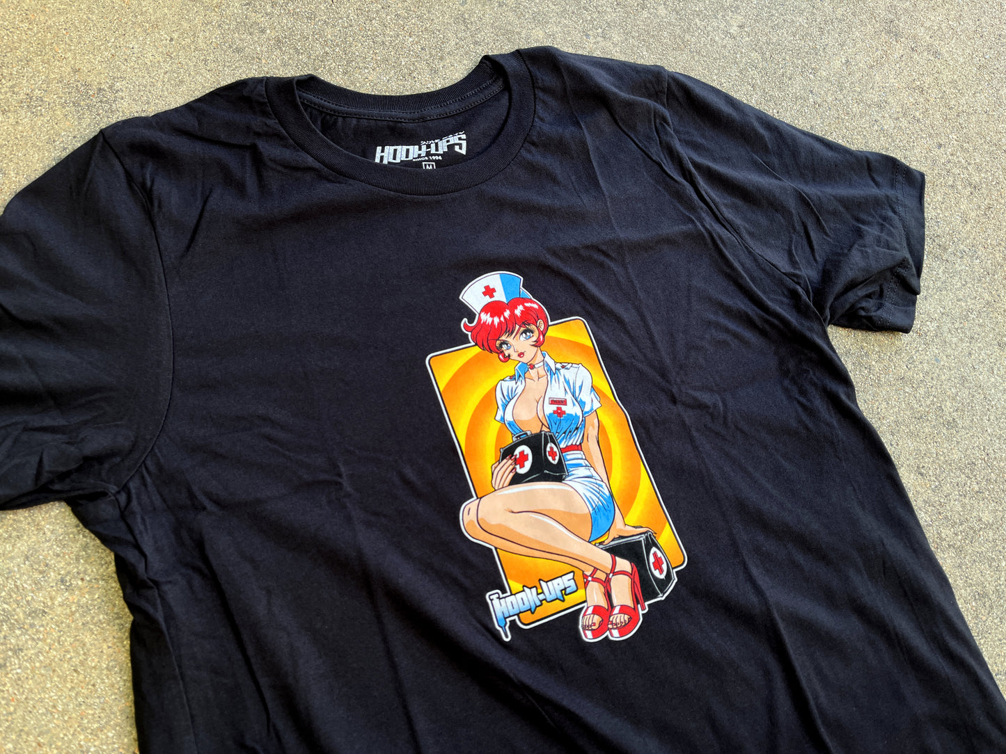 Nurse Trixie T-shirt - BLACK