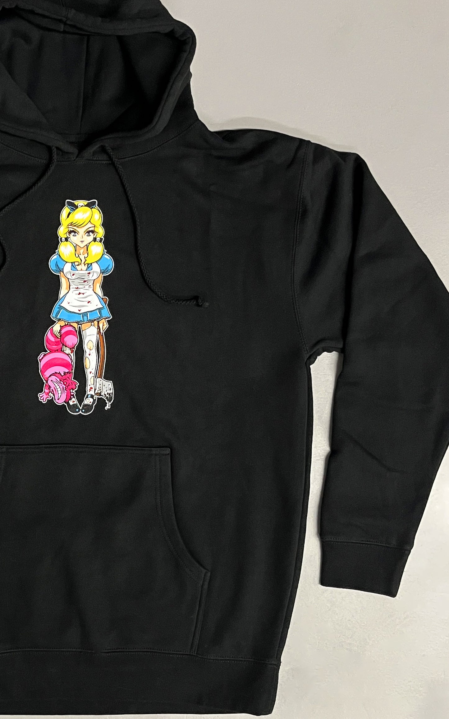 Evil Alice HEAVYWEIGHT HOODED SWEATSHIRT - BLACK