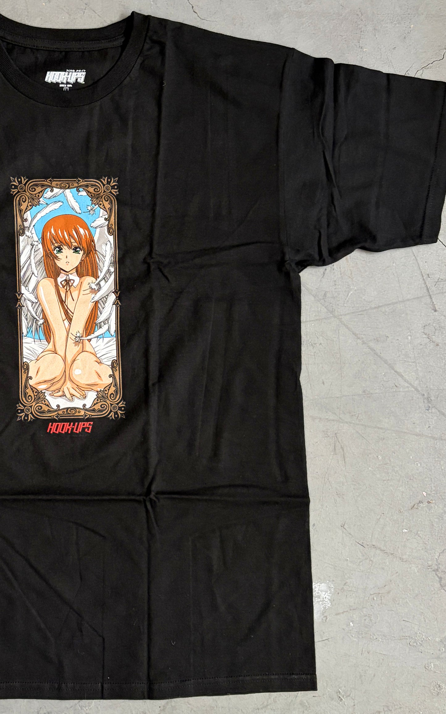 Angel Girl - BLACK T-SHIRT - NEW OLD STOCK FROM 2014