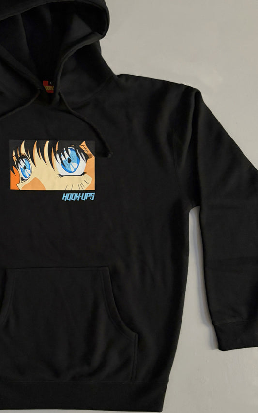 Eyes HEAVYWEIGHT HOODED SWEATSHIRT - BLACK