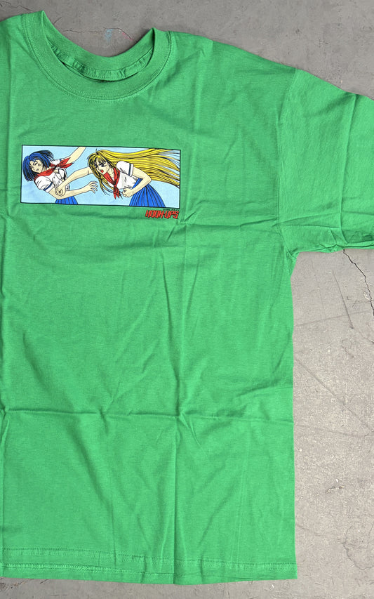 Battle School T-shirt - GREEN - NEW OLD STOCK FROM 2013