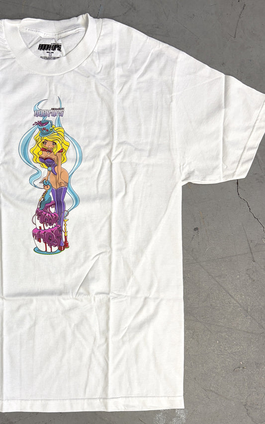 Mad Hatter T-Shirt - WHITE - NEW OLD STOCK FROM 2009