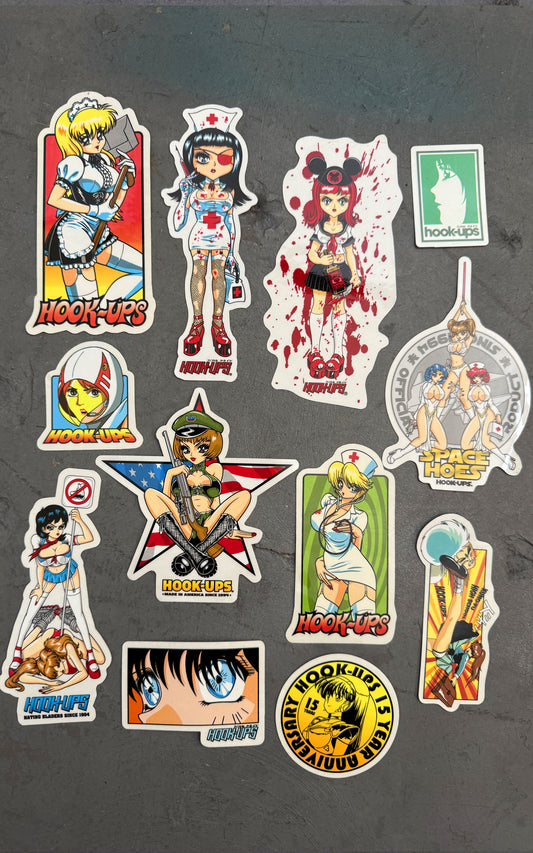 hook-ups CLASSIC sticker 12 pack #2