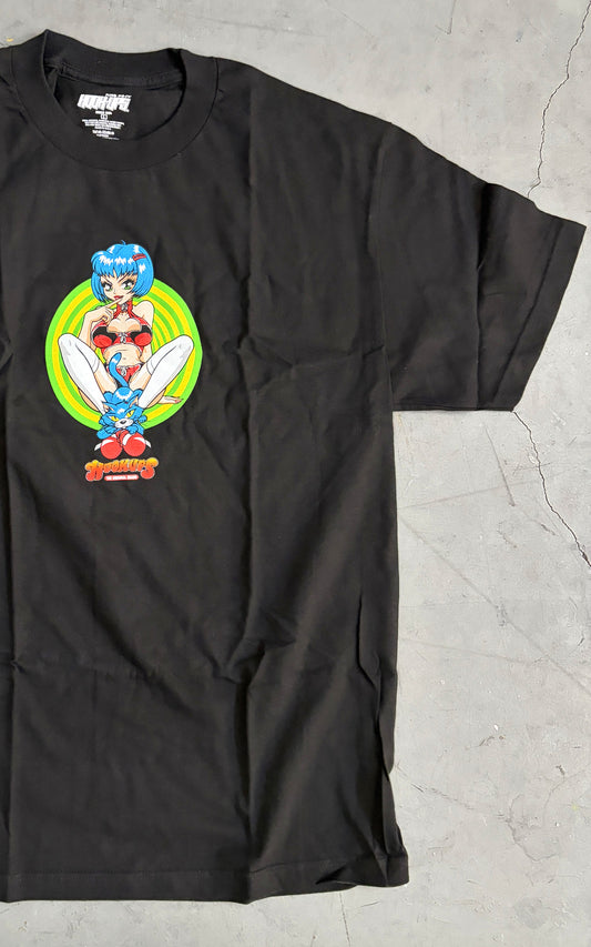 Miss Kitty T-shirt - BLACK - NEW OLD STOCK FROM 2012