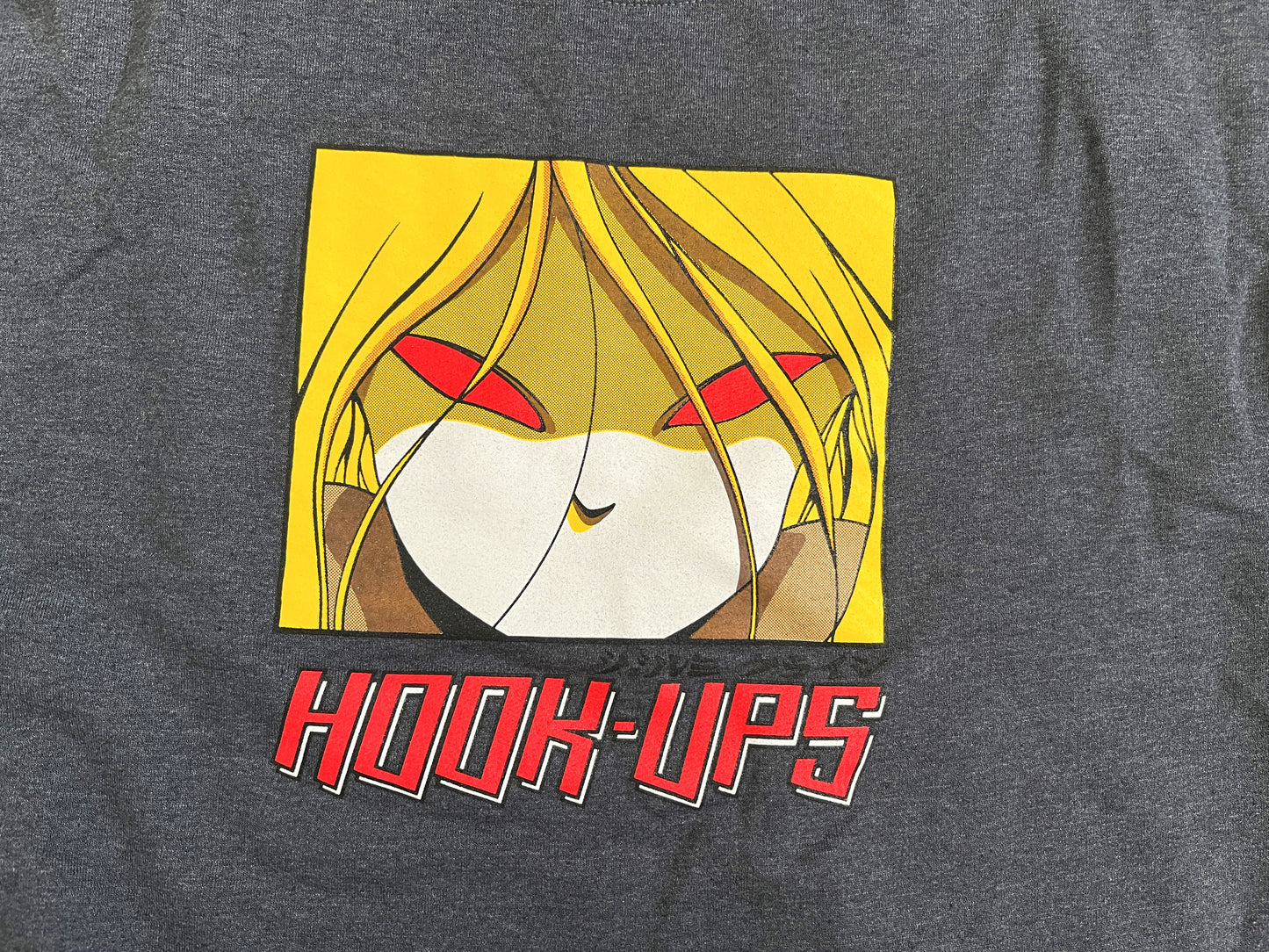 Red Eyes Crew Sweatshirt - GREY