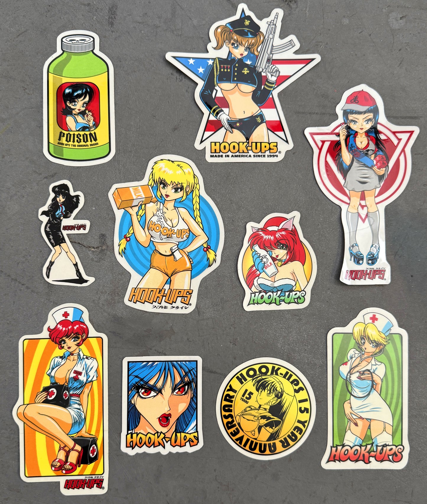 hook-ups CLASSIC sticker 10 pack #3