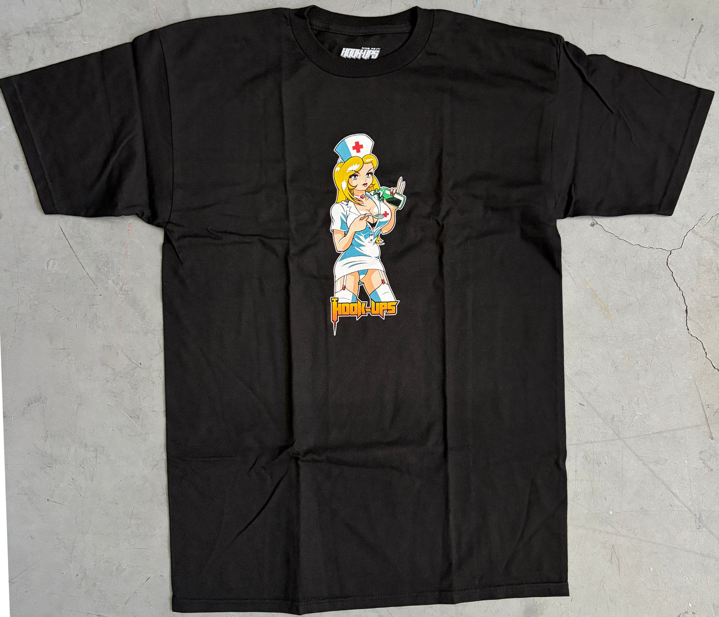 Nurse Krissy T-shirt - BLACK - NEW OLD STOCK FROM 2013