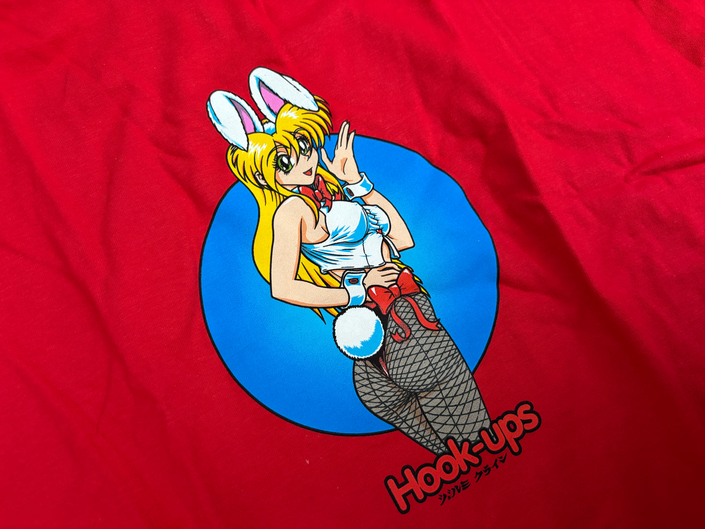 Bunny Girl T-shirt - RED - NEW OLD STOCK FROM 2012