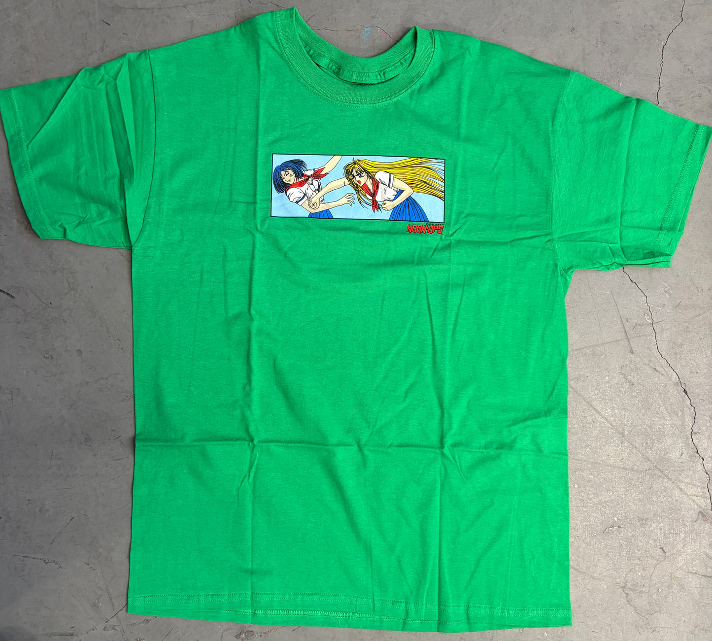 Battle School T-shirt - GREEN - NEW OLD STOCK FROM 2013