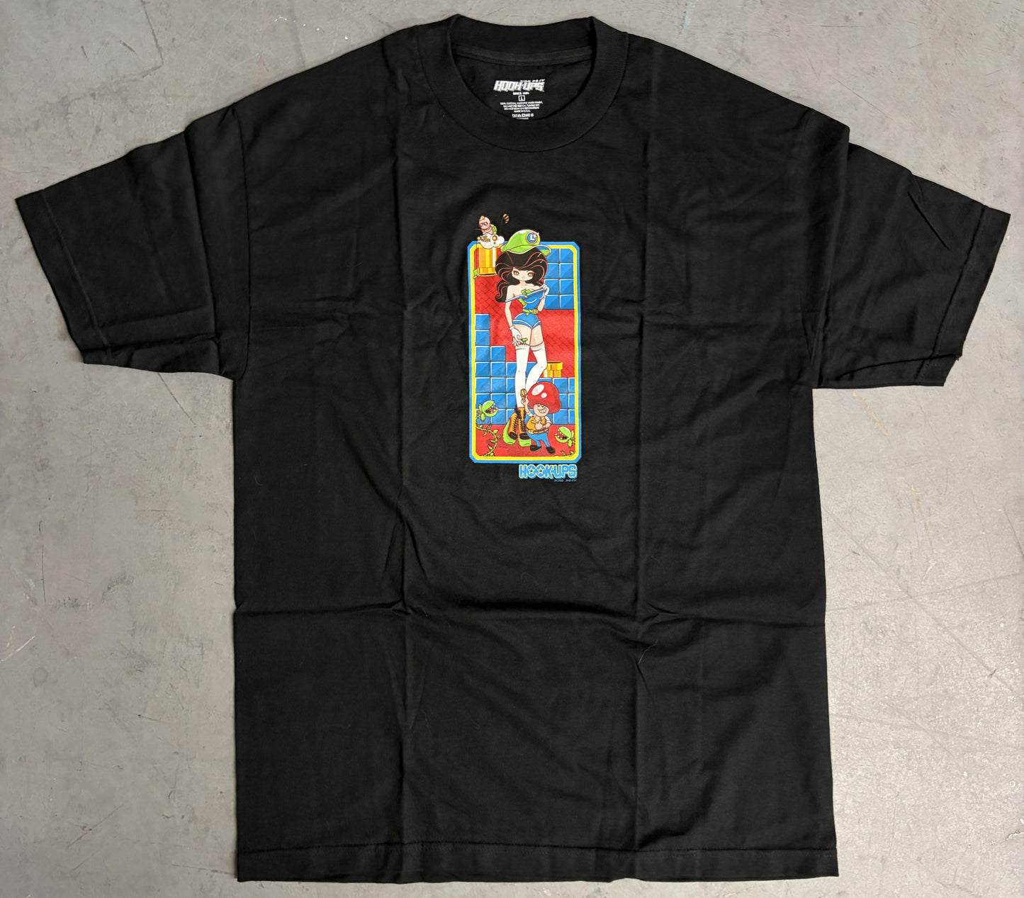 Luigina T-Shirt - BLACK - NEW OLD STOCK FROM 2011