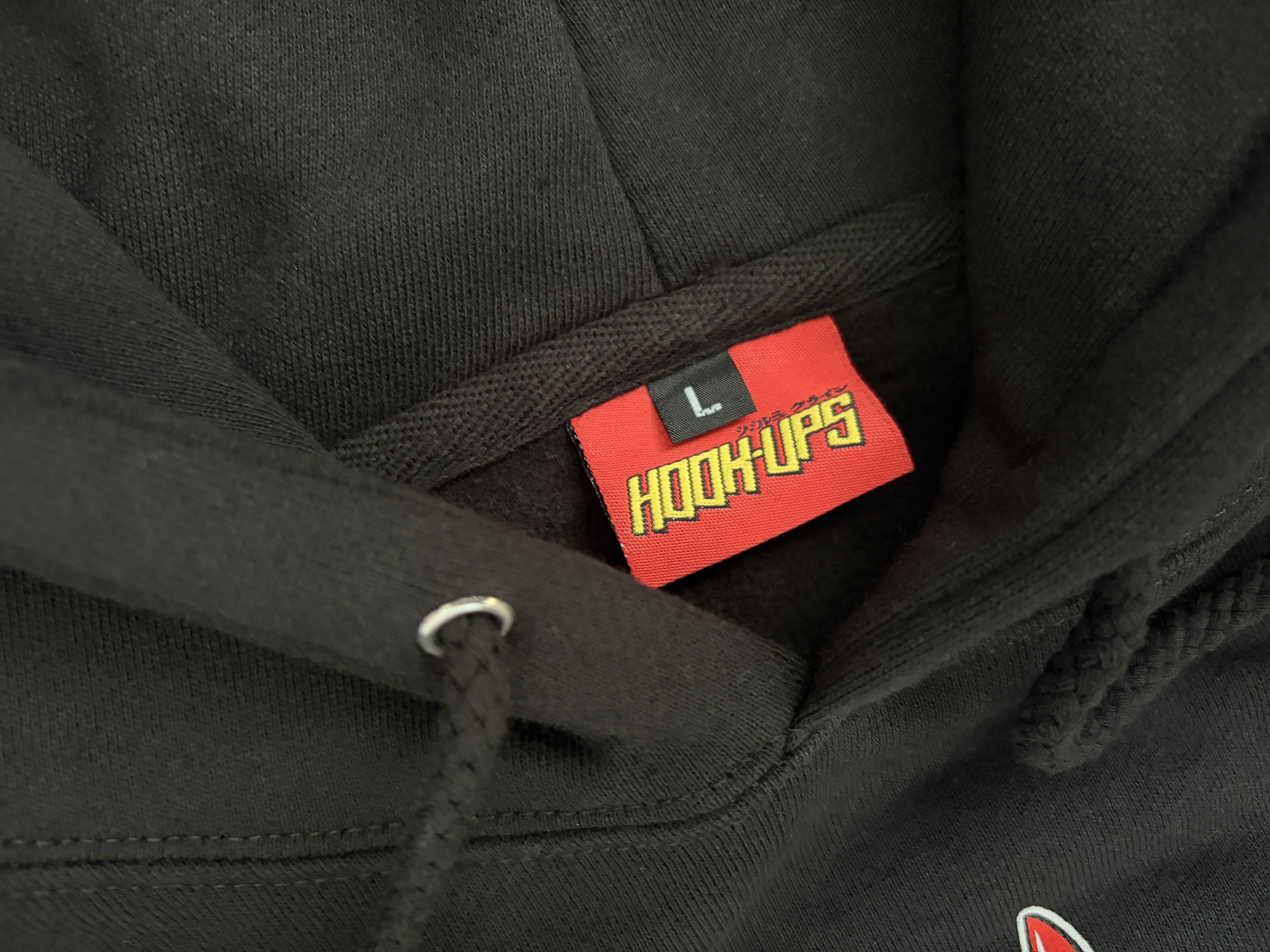 Devil Girl Hooded HEAVYWEIGHT SWEATSHIRT - BLACK – hookups