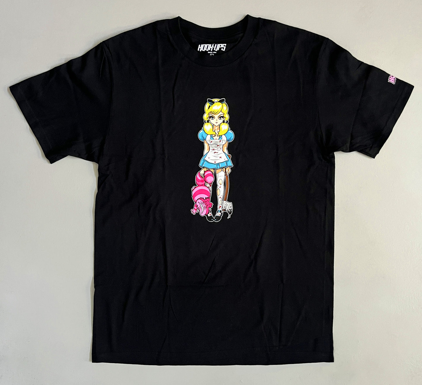 Evil Alice T-shirt - BLACK