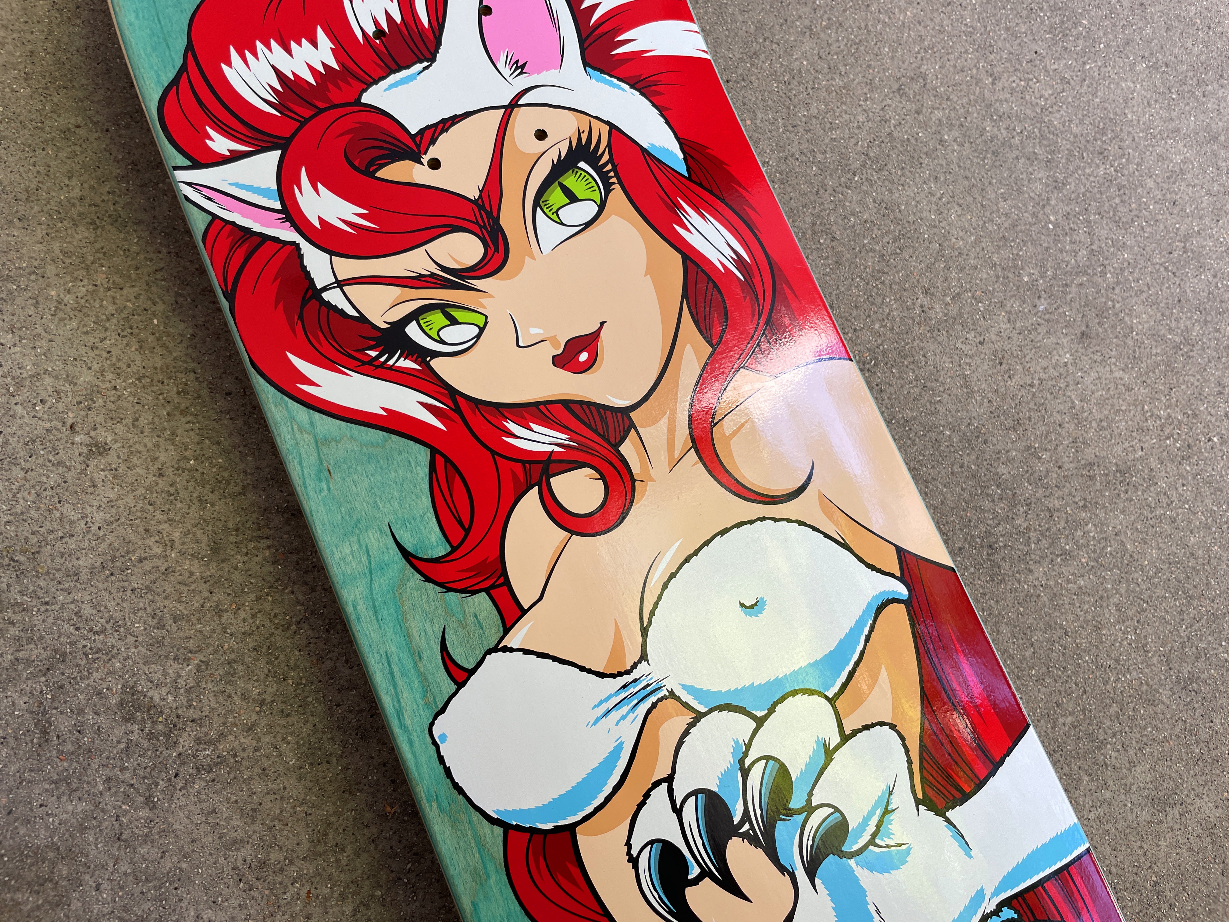 HOOK UPS Cat Girl Akiho Skatebord Deck-