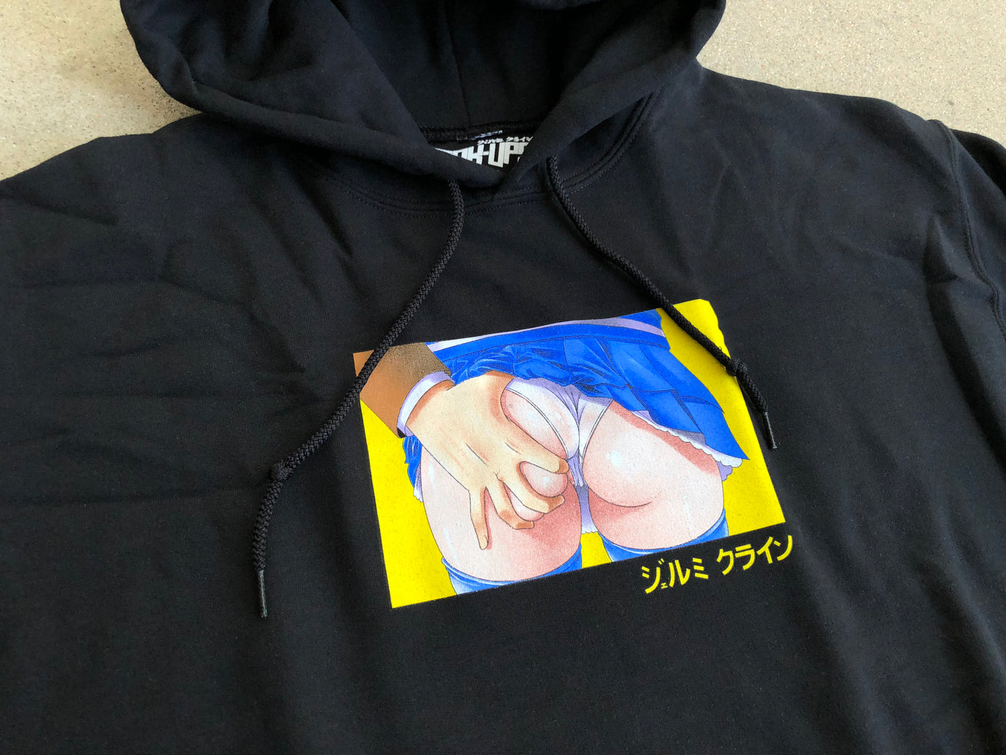 Subway Pervert Hooded Sweatshirt - BLACK