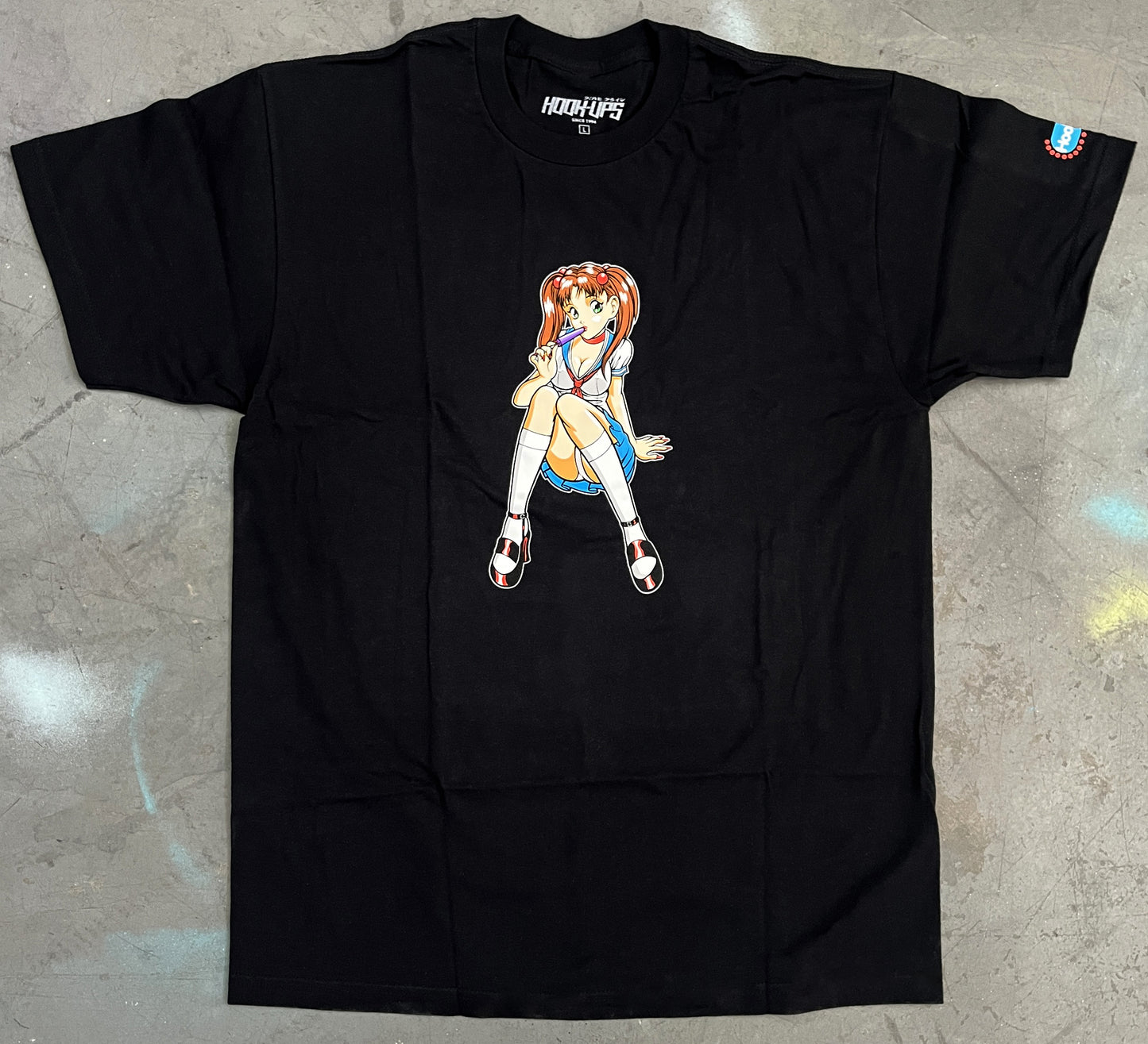 Popsicle Girl T-shirt - BLACK