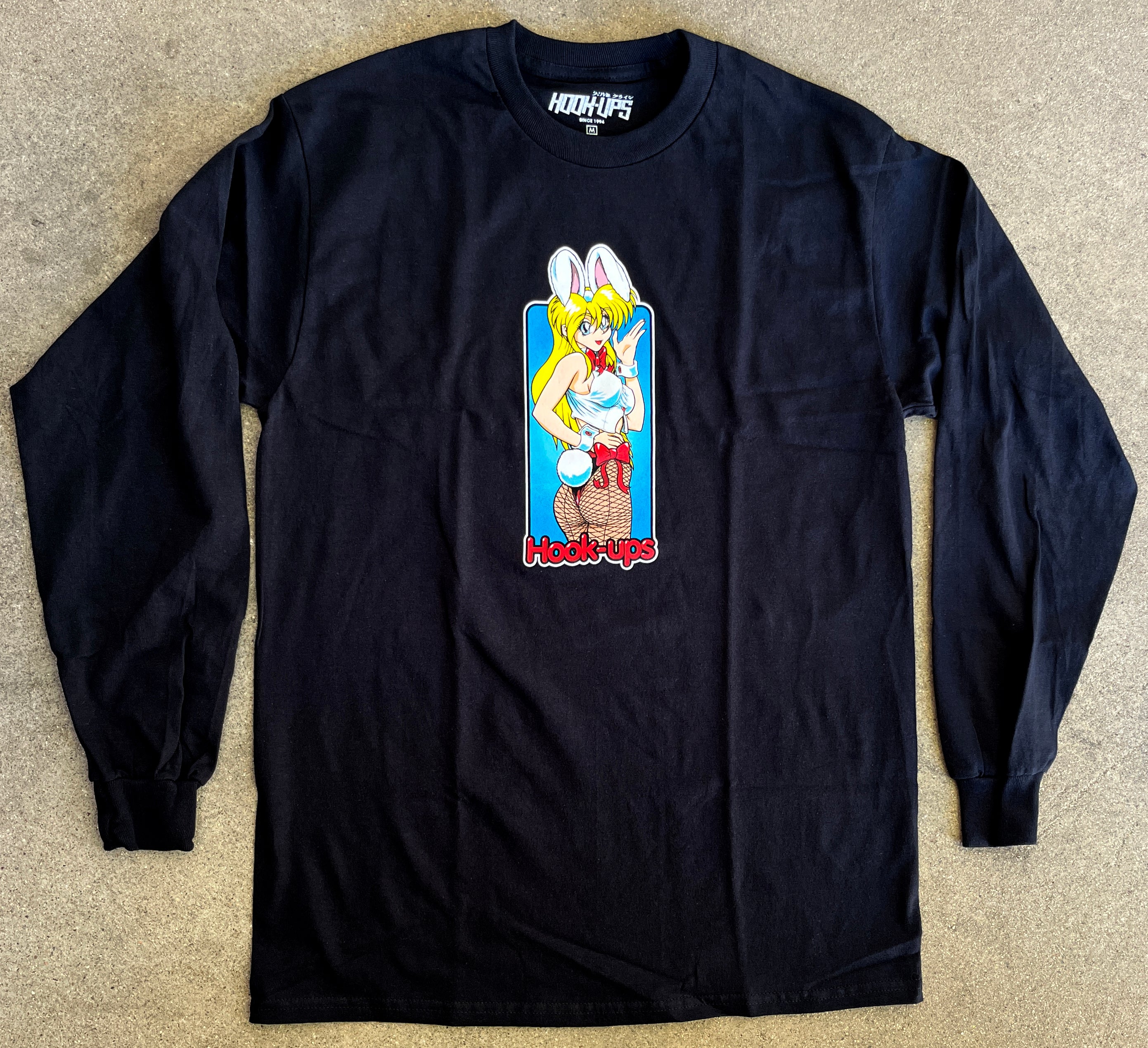 XL BunnyGirl LONG SLEEVE t-shirt Hook-Up